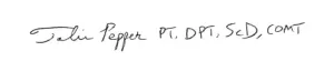 Dr. Talin Pepper's signature